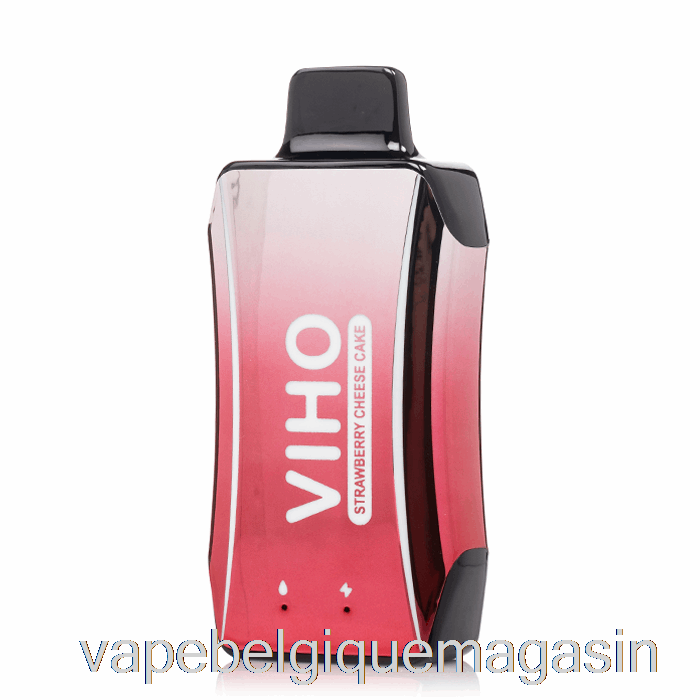 Vape Belgique Viho Turbo 10000 Cheesecake Aux Fraises Jetable